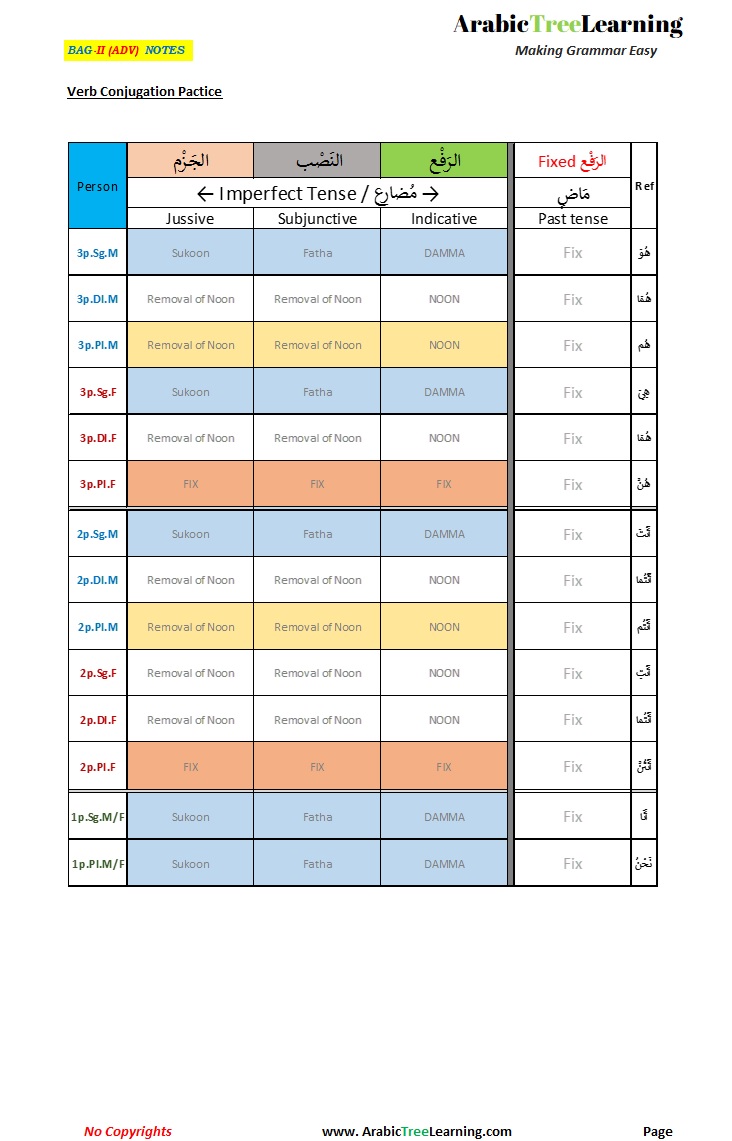 Verb Conjugation Practice